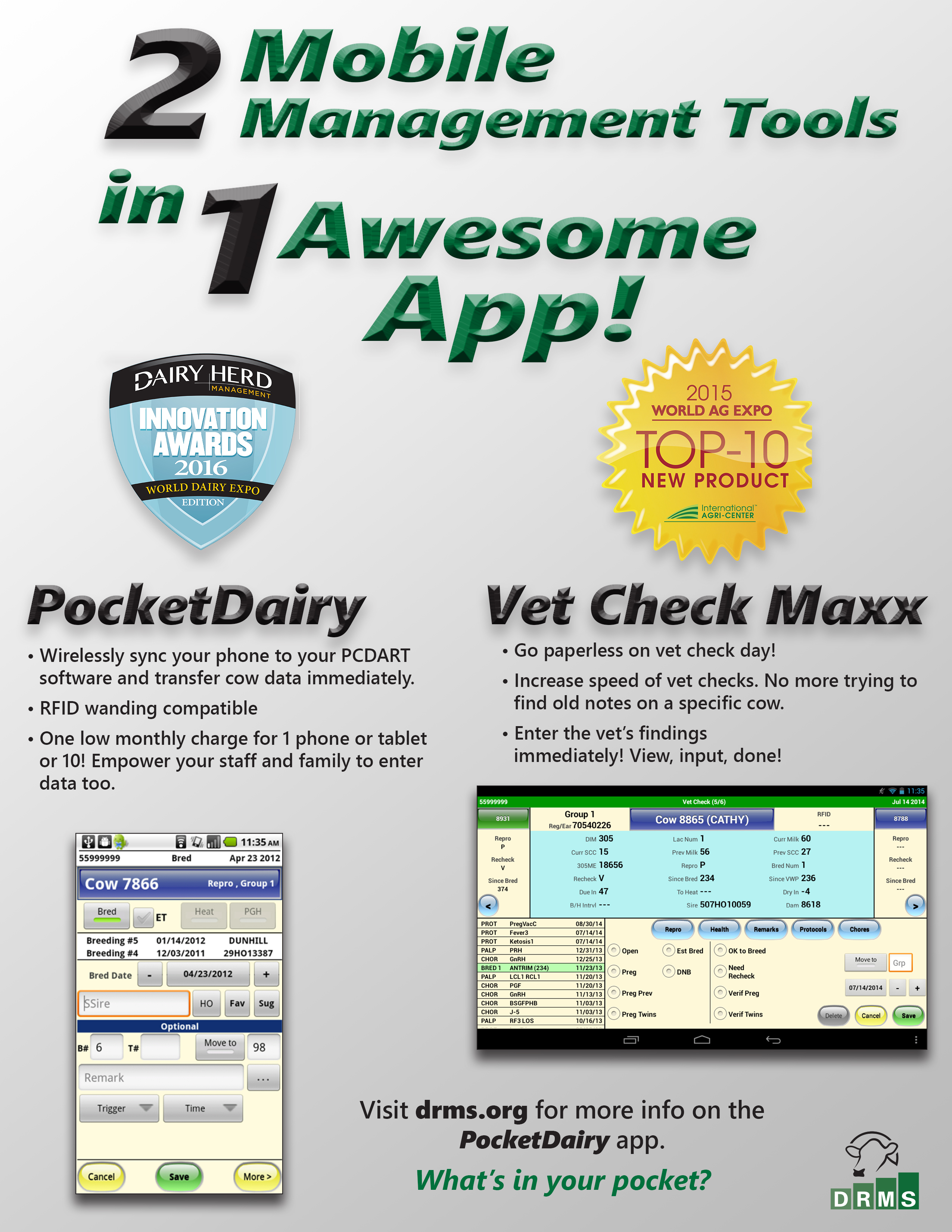 PocketDairy 2 in 1